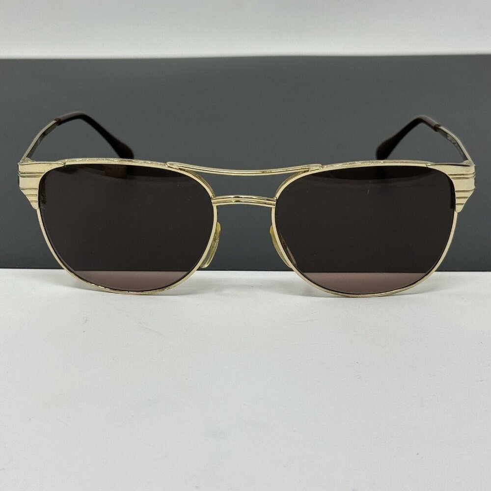 Vintage Girard 3530 Gold Pilot Metal Sunglasses France